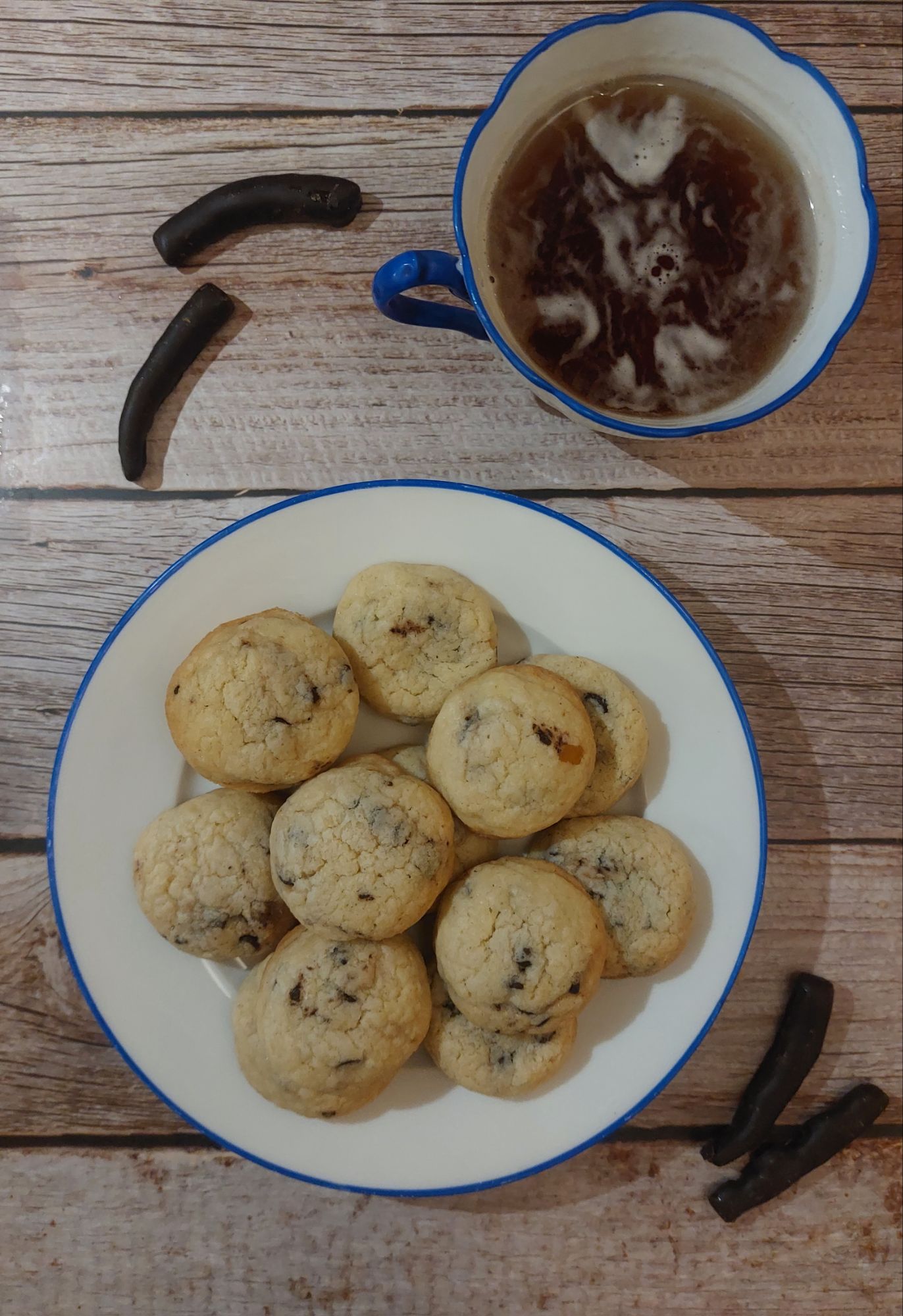 Cookies chocolat & orangettes