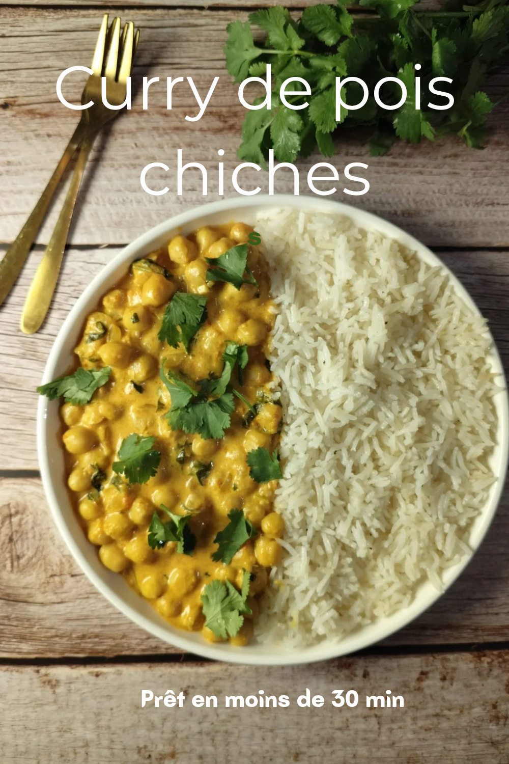 Curry de pois chiches crémeux