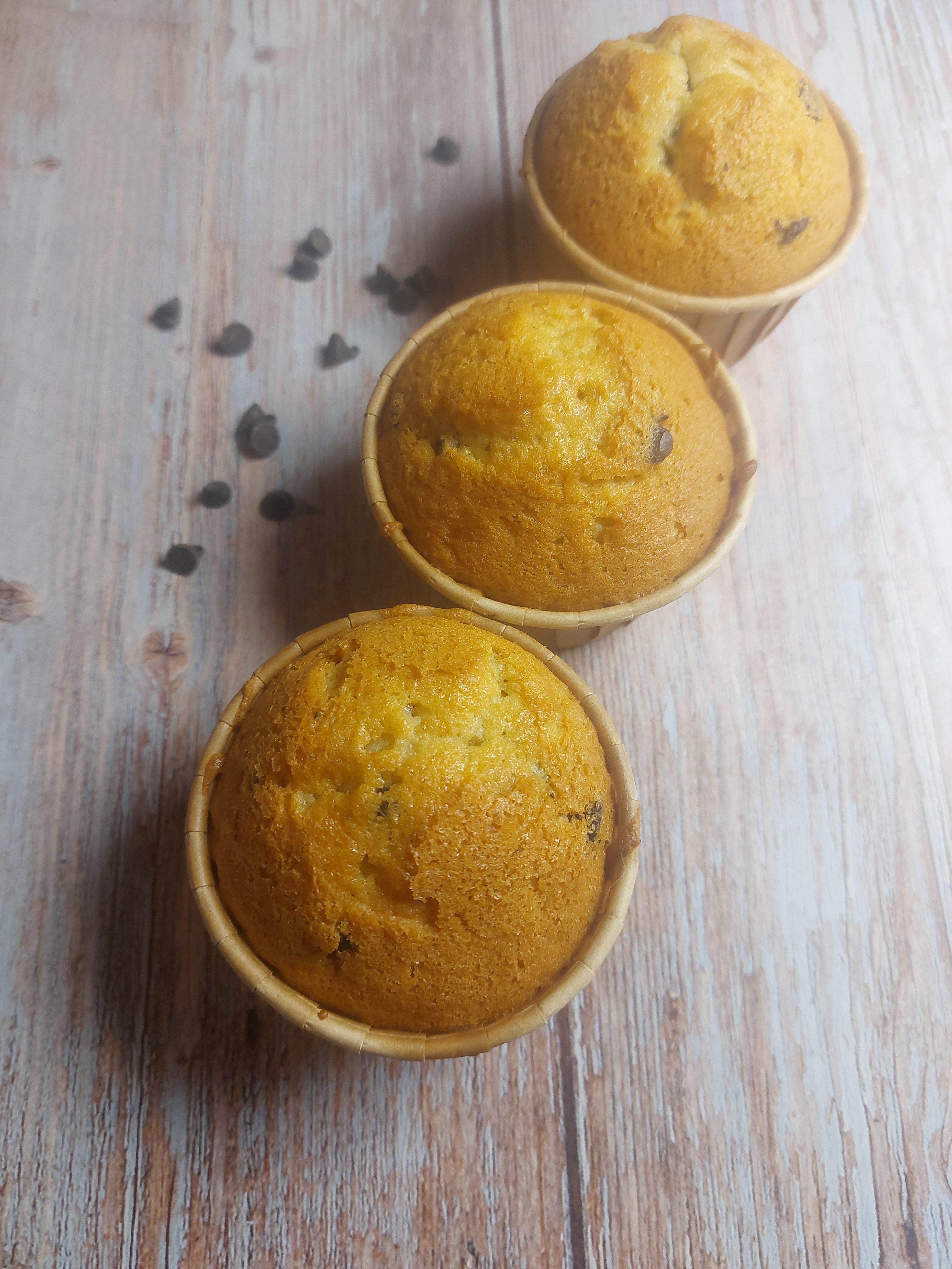 Mini muffins moelleux aux pépites de chocolat – Recette facile